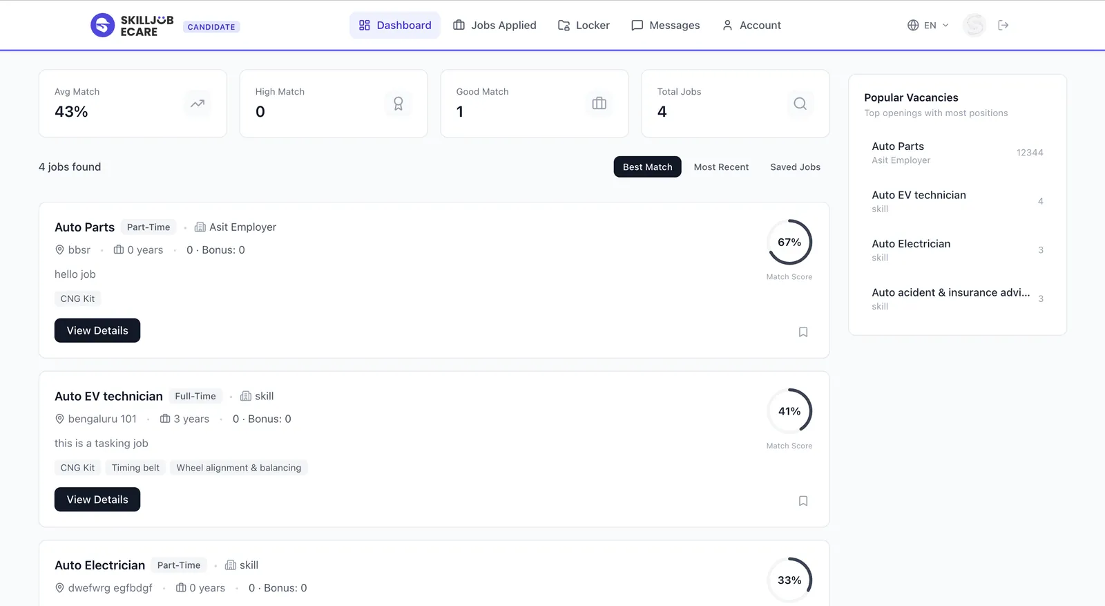 Skilljob Ecare platform overview video